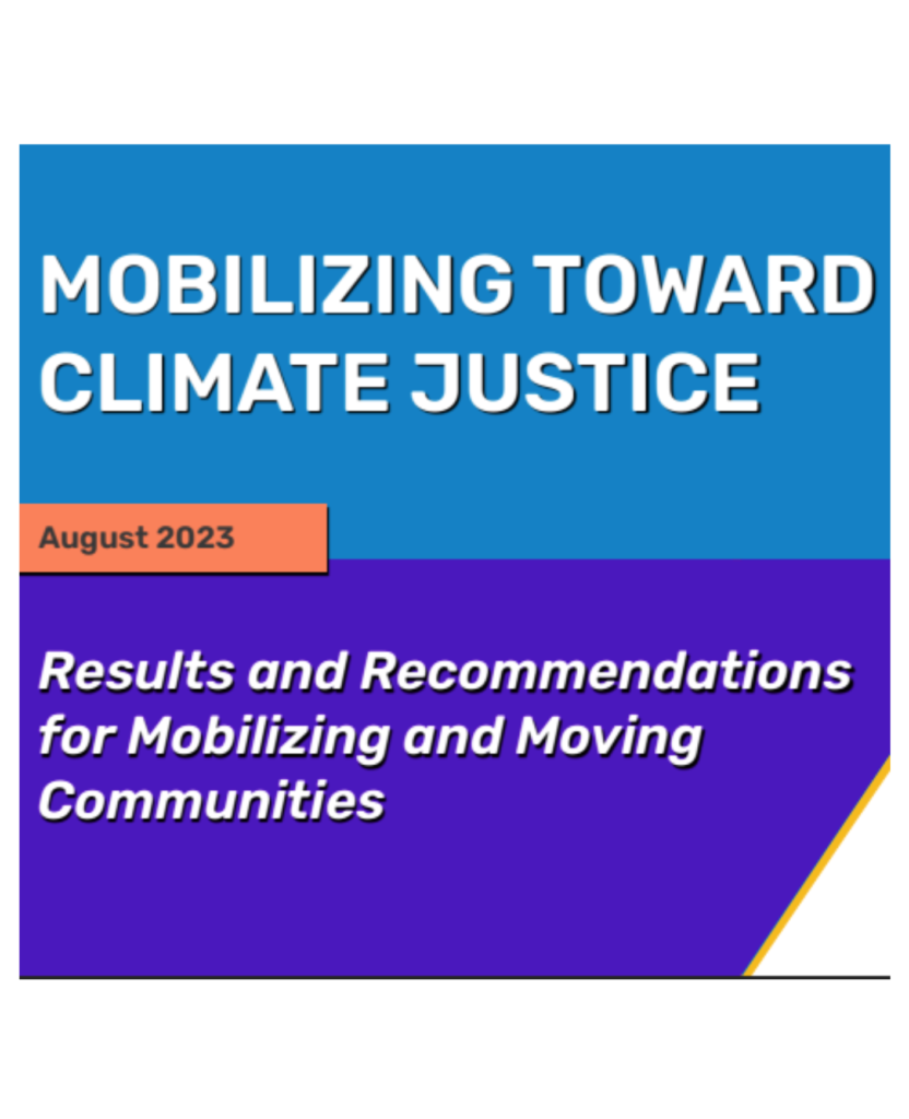 Mobilizing Toward Climate Justice Hit Strategies